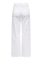 Jacqueline De Yong Pantalone Donna Iris Bianco 15341269 White JACQUELINE DE YONG 
