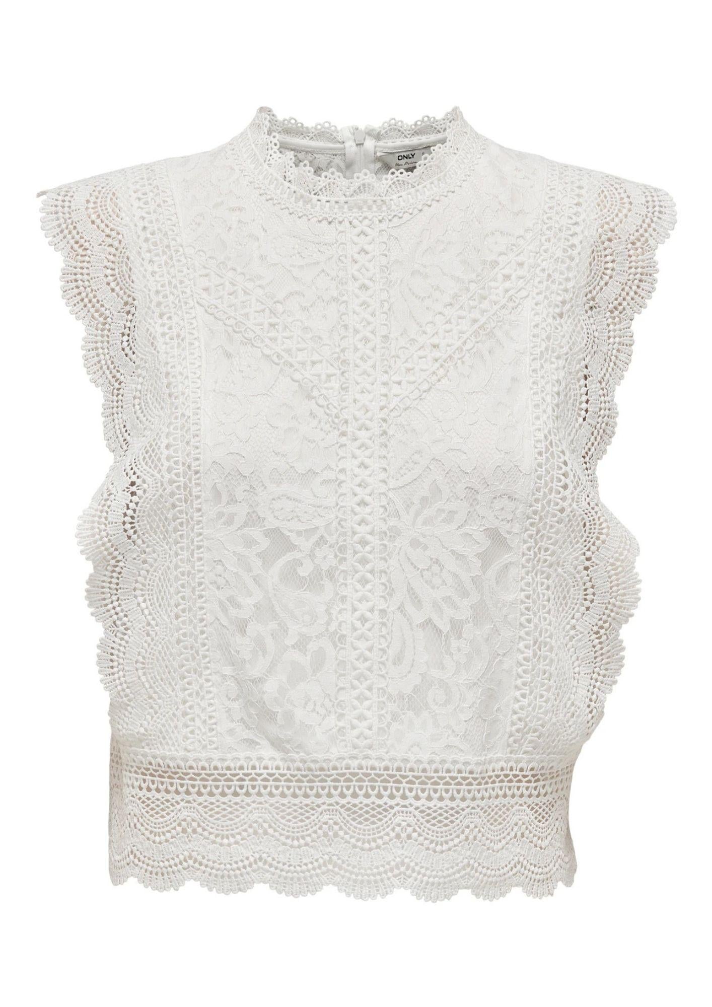 Only Top Donna Karo Bianco 15204604 Cloud Dancer ONLY 