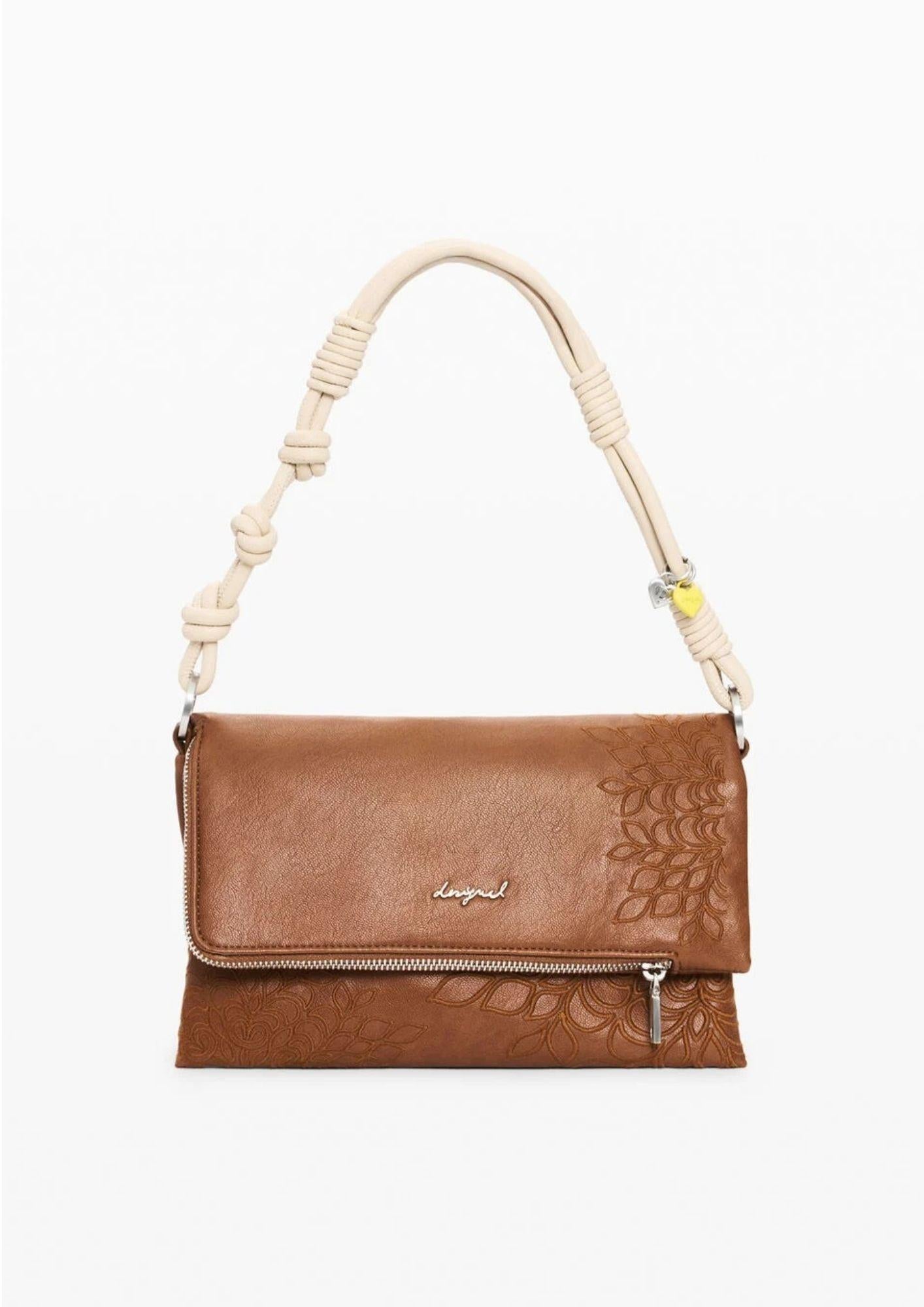 Desigual Borsa Donna Bag Sierra CAmel Murano Marrone 26SAXPB8 6011 DESIGUAL 