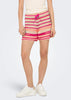 Pantaloncino Donna Beige e Fucsia