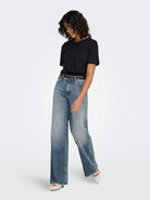 Only T-Shirt Donna Nero Onlonly 15270390 Black ONLY 