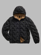 Blauer Piumino ad angoli Piery Uomo Nero interno tabacco BLUC03233 7308 999 BLAUER 