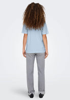 Only T-Shirt Donna Burst Blu 15343431 Soft Chambray ONLY 