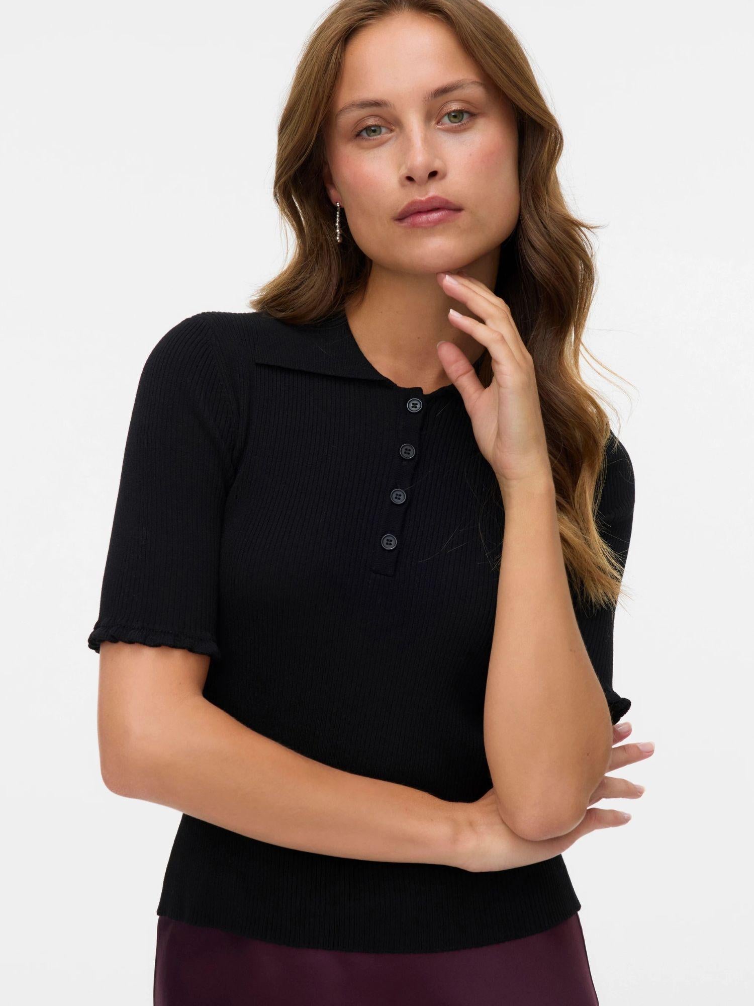Vero Moda VMWONDER Pullover Donna Nero 10330850 Black VERO MODA 