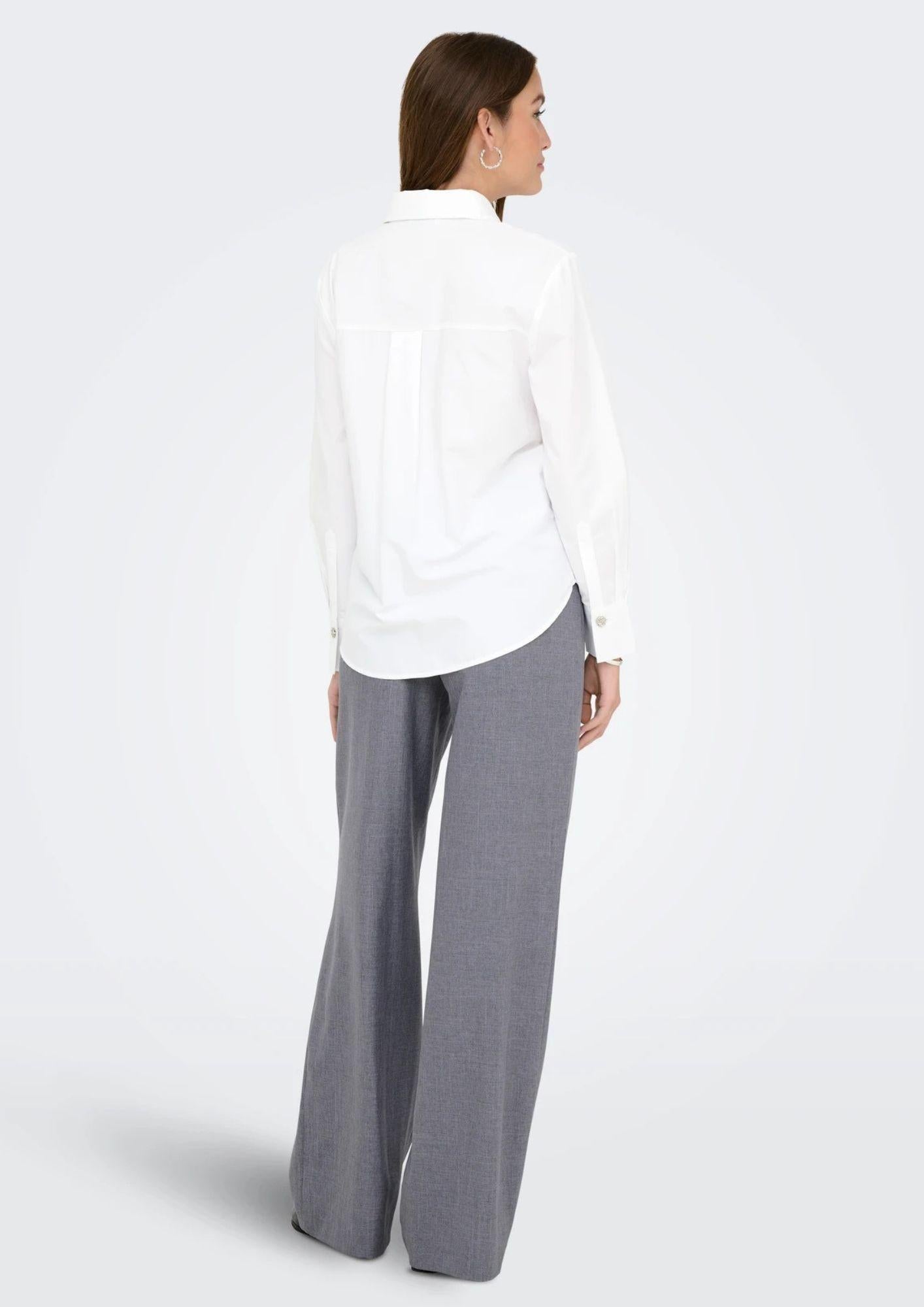 Jacqueline De Yong Camicia Donna Soho Bianca 15357430 White JACQUELINE DE YONG 