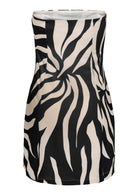 Only Abito Donna Sakura Bianco Nero 15366893 Black FLOWER ONLY 