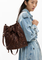 Desigual Zaino Donna Backargon Camel Harlan Marrone 26SAKP14 6064 DESIGUAL 