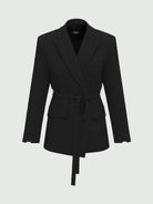 Emme Marella Blazer con cintura Donna Val Antracite 2525046151200 005 EMME MARELLA 