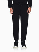 Armani Exchange Pantaloni Uomo jogger in cotone felpato Nero XM001886 AF10818 MC237 ARMANI EXCHANGE 