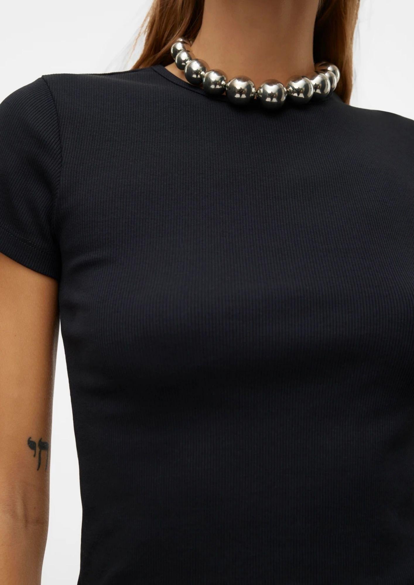 Vero Moda T-Shirt Donna Chloe Nera 10306894 Black VERO MODA 