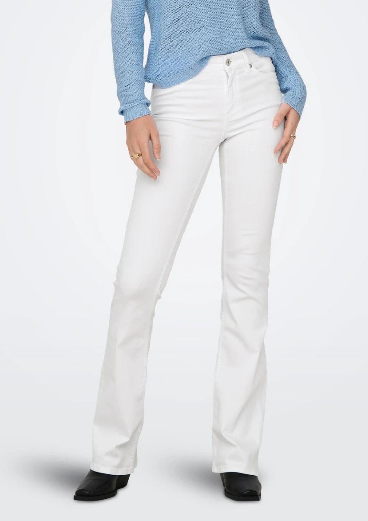 Only Jeans Donna Blush Bianco 15313015 White ONLY 