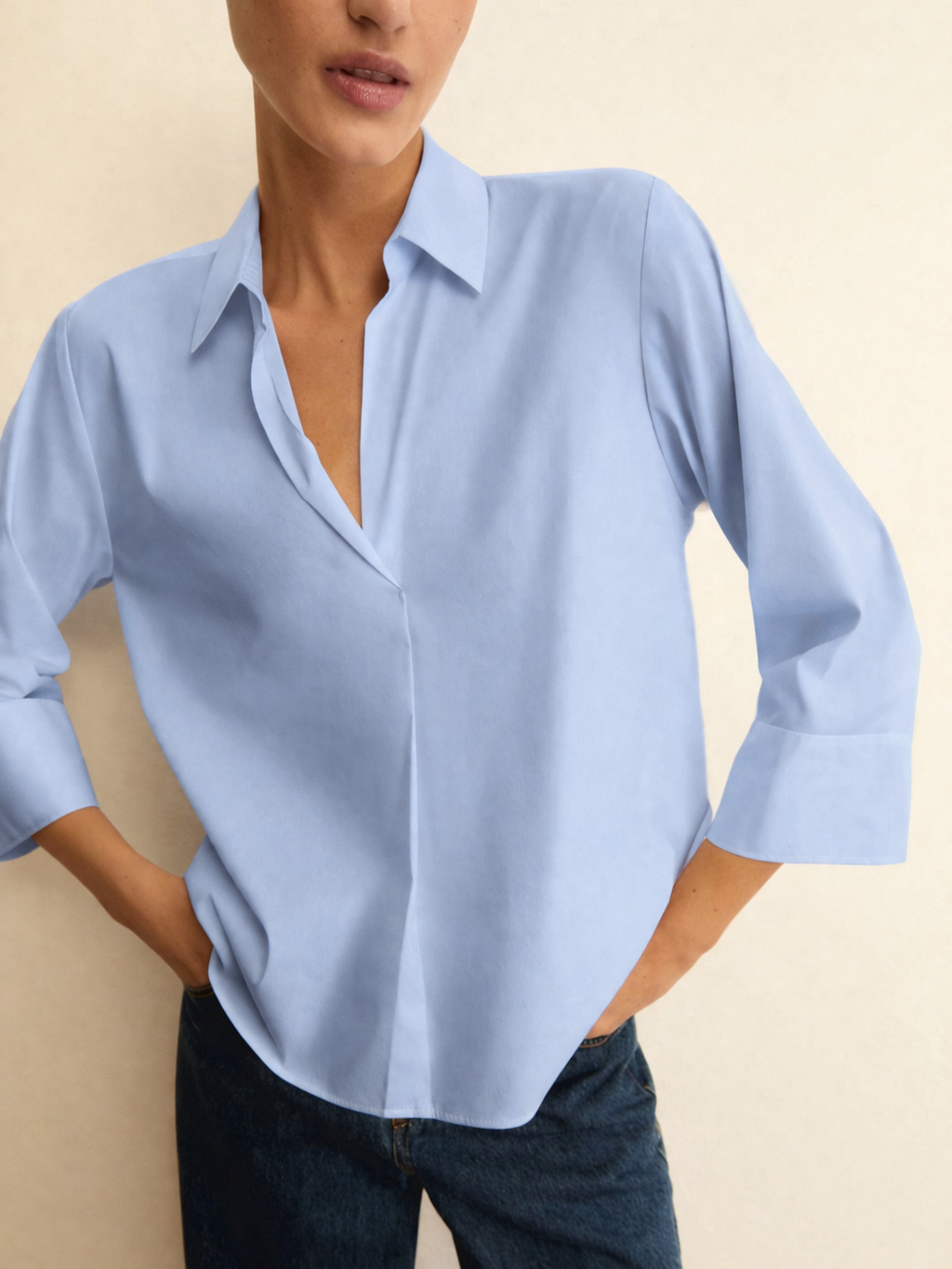 Emme Marella Blusa Donna Emmadorno Azzurra 2615111091200 003 EMME MARELLA 