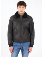 MClassics Giubbino Uomo Aviatore Shearling Nero P9340024 NERO MCLASSICS 