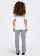Only T-Shirt Donna Burst Bianca 15343431 Bright White ONLY 