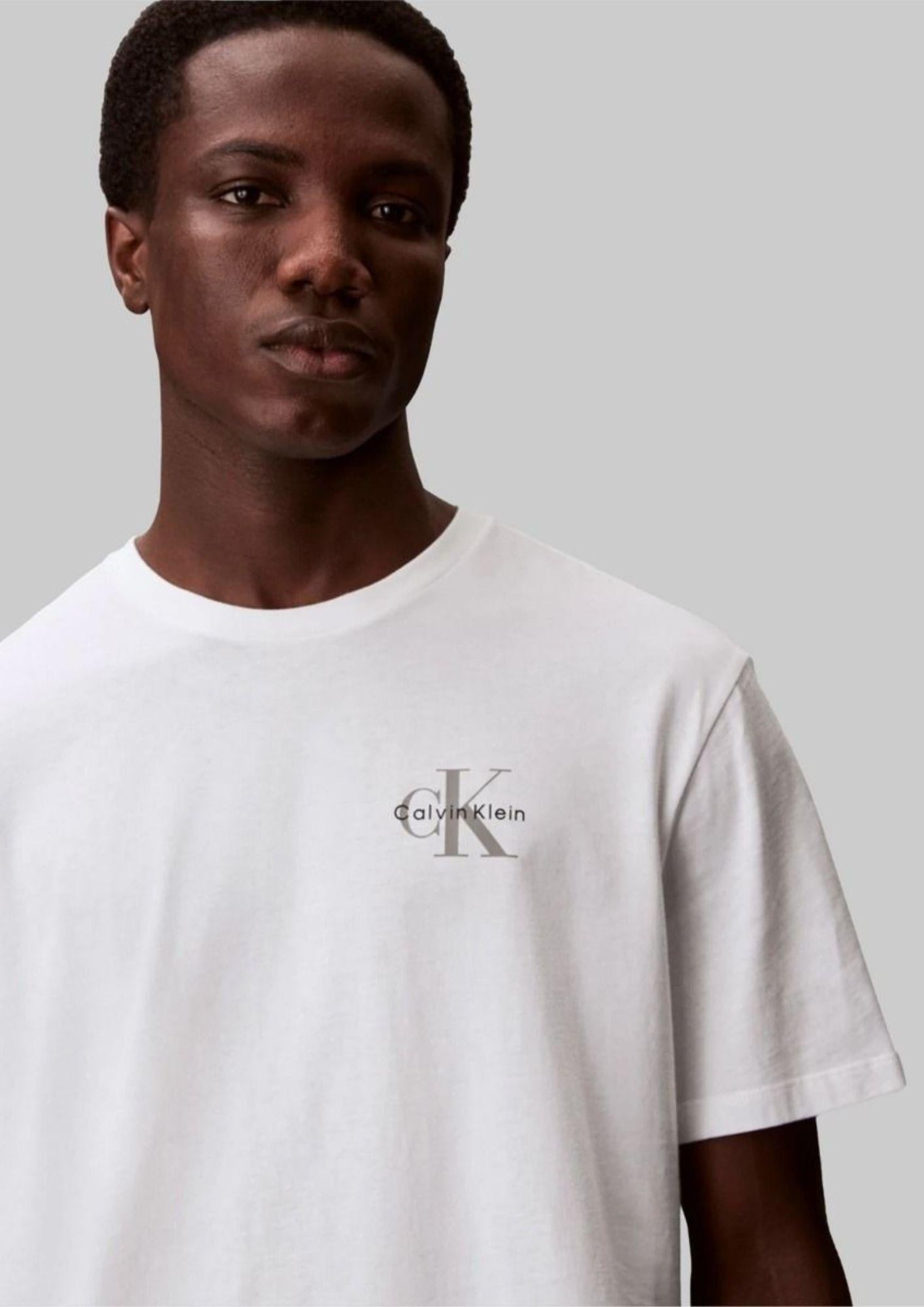 Calvin Klein T-Shirt Uomo Bianca LV04RF278G YAF CALVIN KLEIN 
