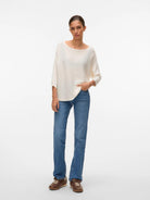 Vero Moda Maglia Donna Bianco VMNora 10281013 Snow White VERO MODA 
