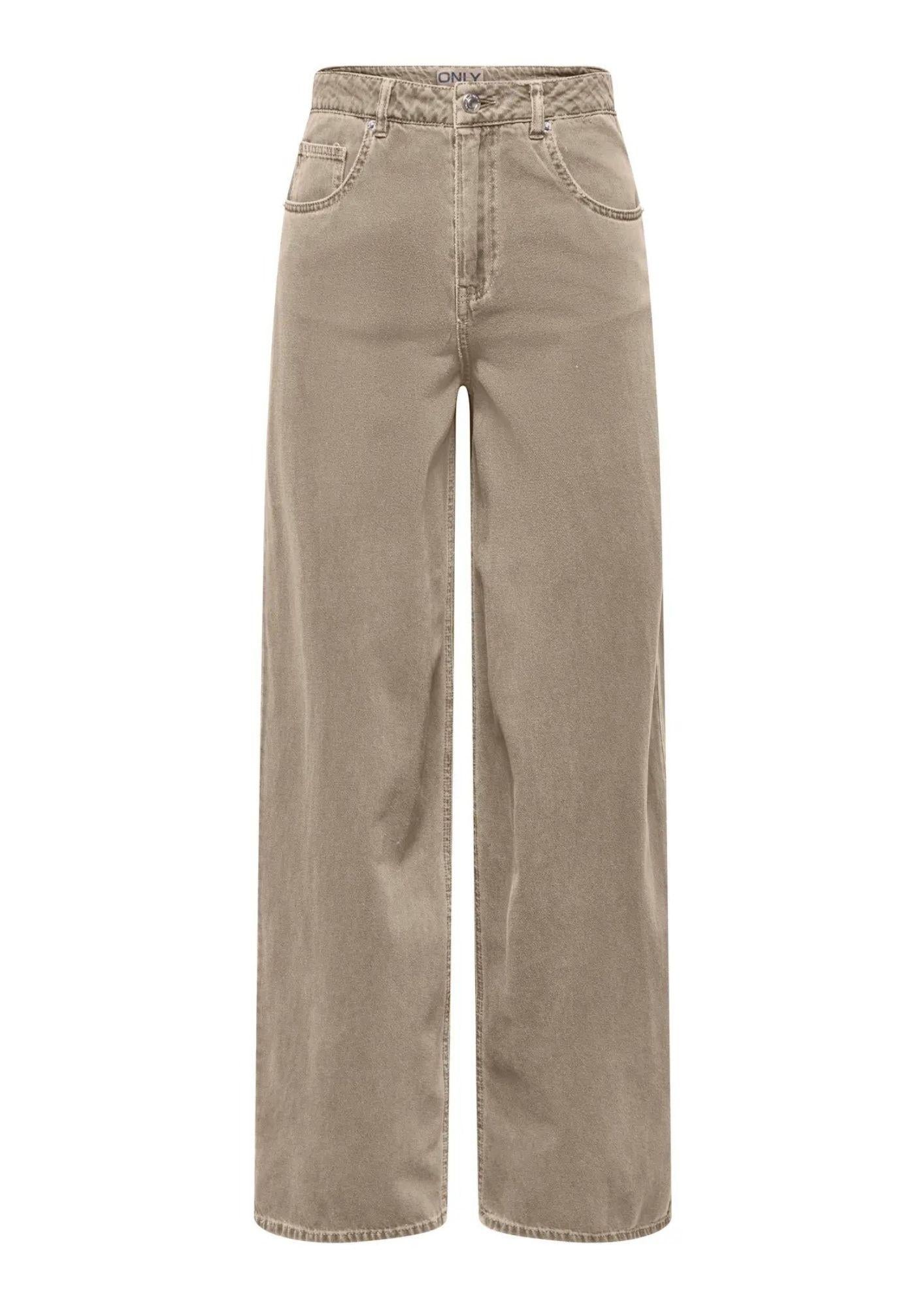 Only Pantalone Donna Taylor Beige 15367377 Crockery ONLY 