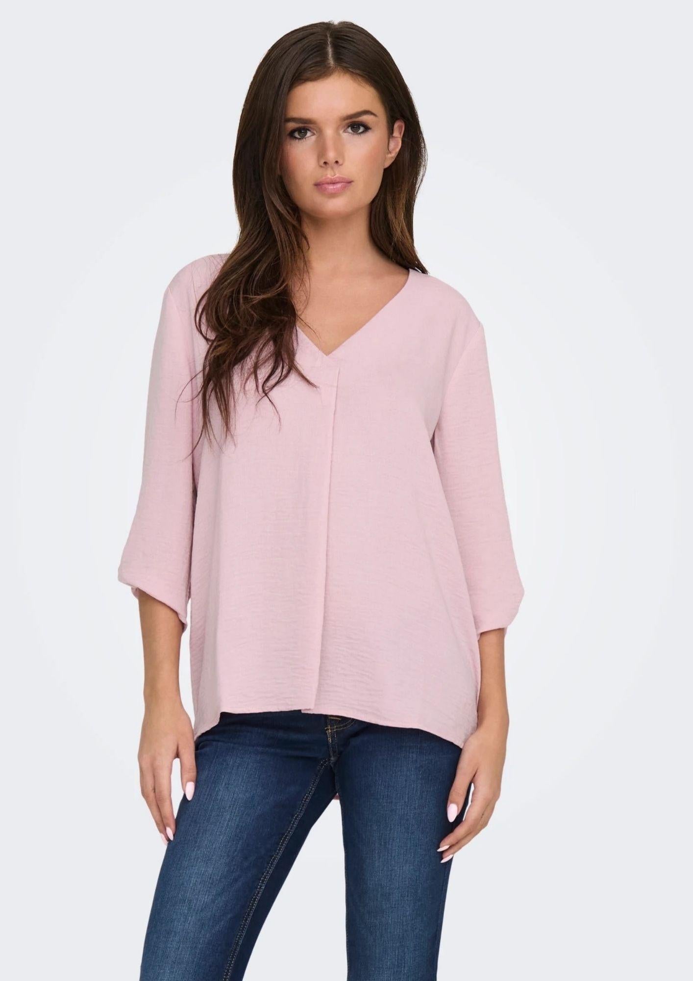 Jacqueline De Yong Top Donna Divya Rosa Malva 15226911 Bleached Mauve JACQUELINE DE YONG 
