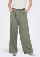 Only Pantalone Donna Aris Verde Oliva 15337956 Smokey Olive ONLY 