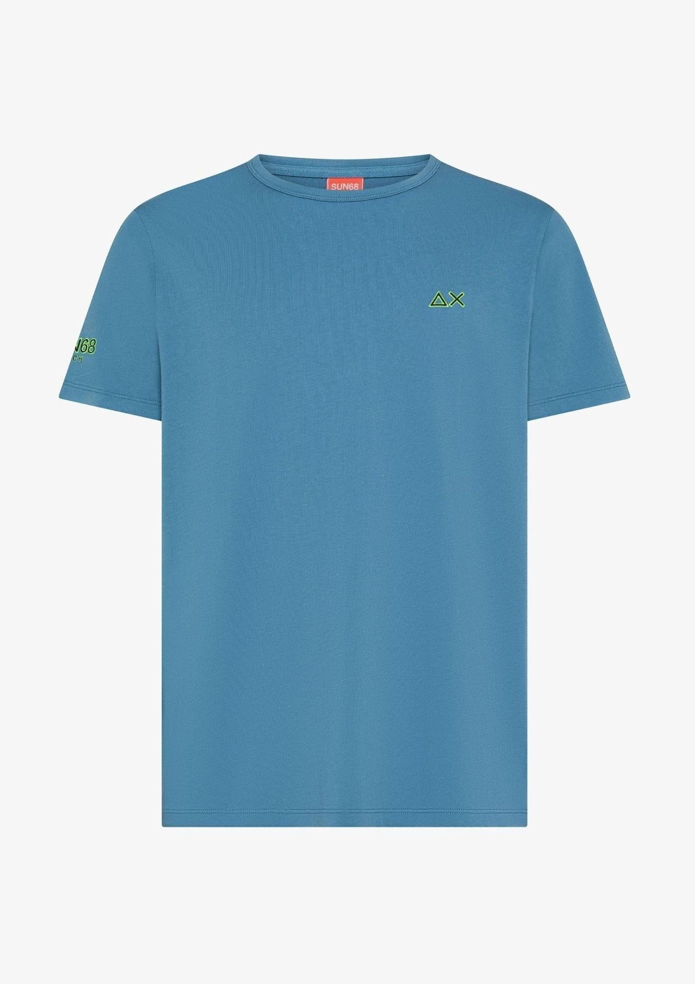 Sun68 T-Shirt Uomo Blu Avio T36140 56 SUN68 