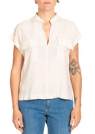 Diana Gallesi Blusa Donna Ecrù 2001R003089N 02 DIANA GALLESI 