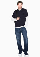 Armani Exchange Polo Uomo Blu Navy XM002390 AF13026 UB101 ARMANI EXCHANGE 