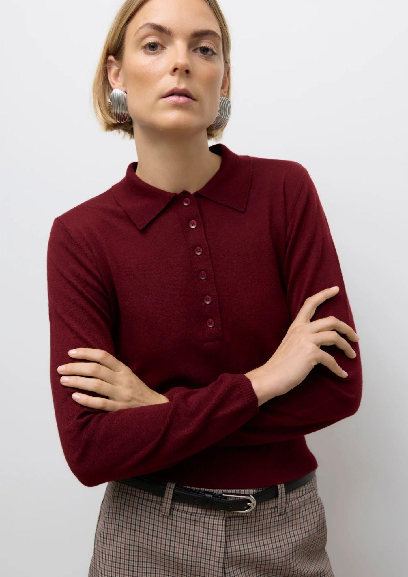 Aware Maglione Donna Sikita Bordeaux 10331614 Zinfandel VERO MODA 