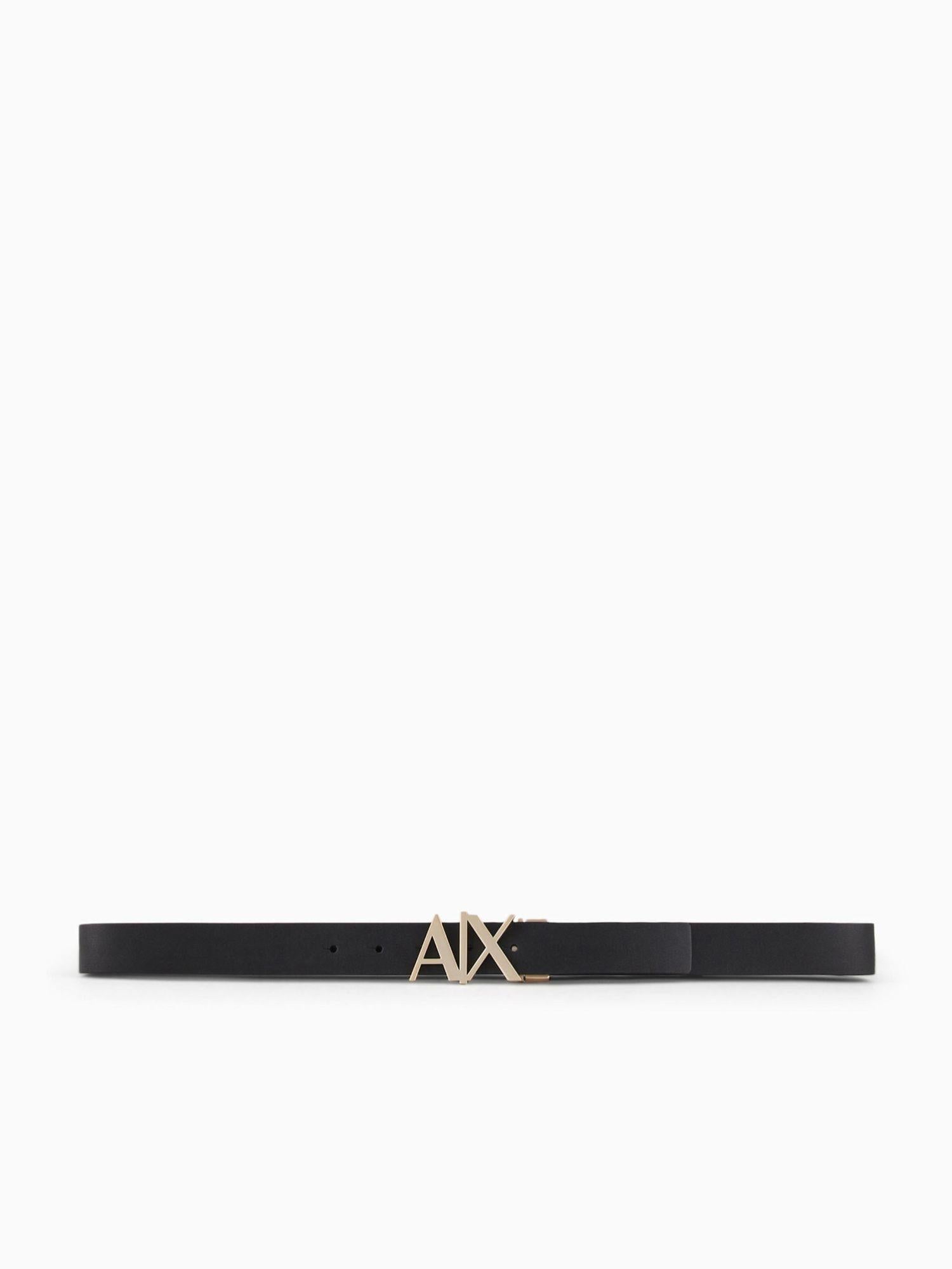 Armani Exchange Cintura in pelle double face Uomo Nero Blu Navy 951017 CC505 71820 ARMANI EXCHANGE 
