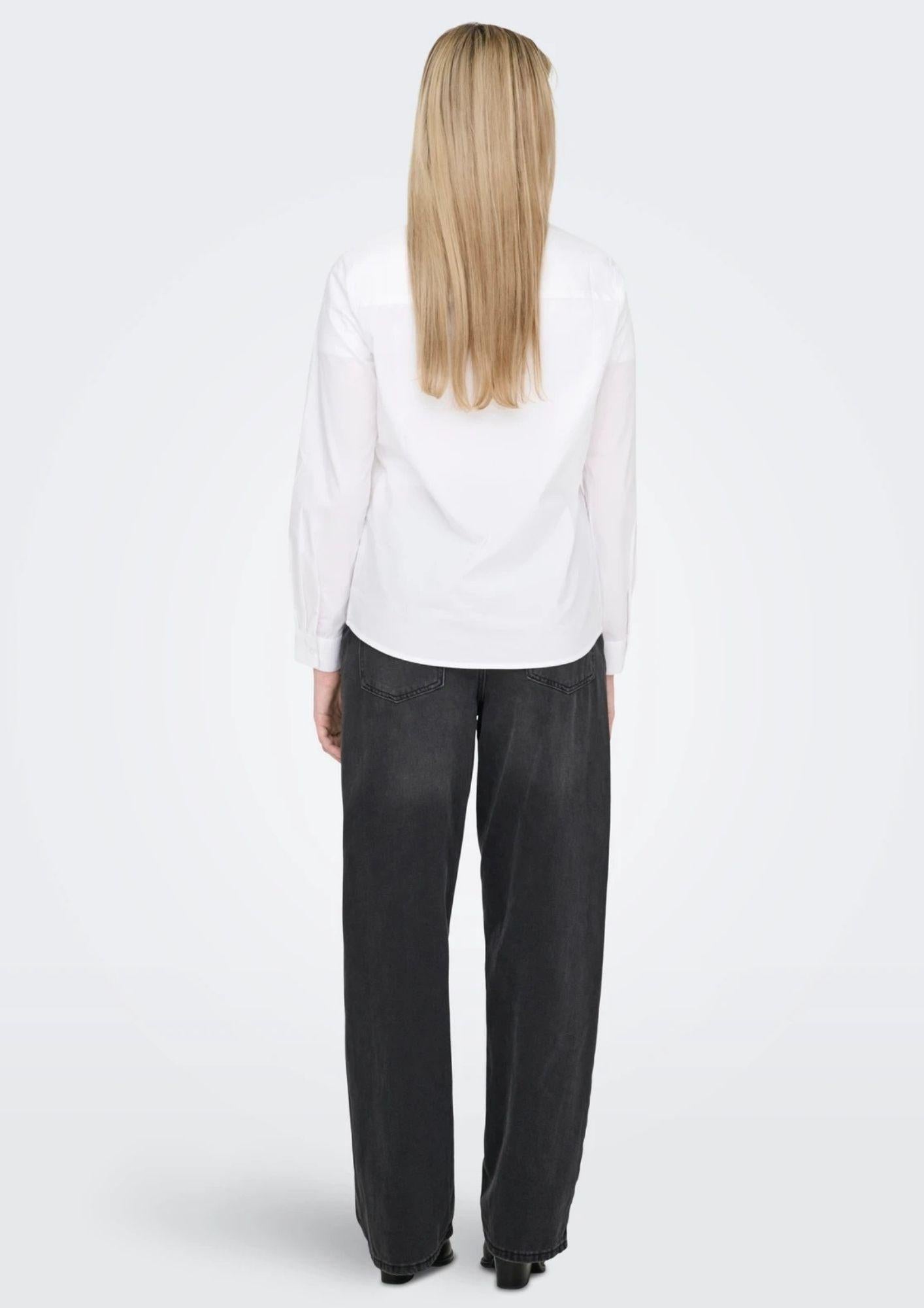 Only Camicia Donna Dea Bianca 15370328 Bright White ONLY 