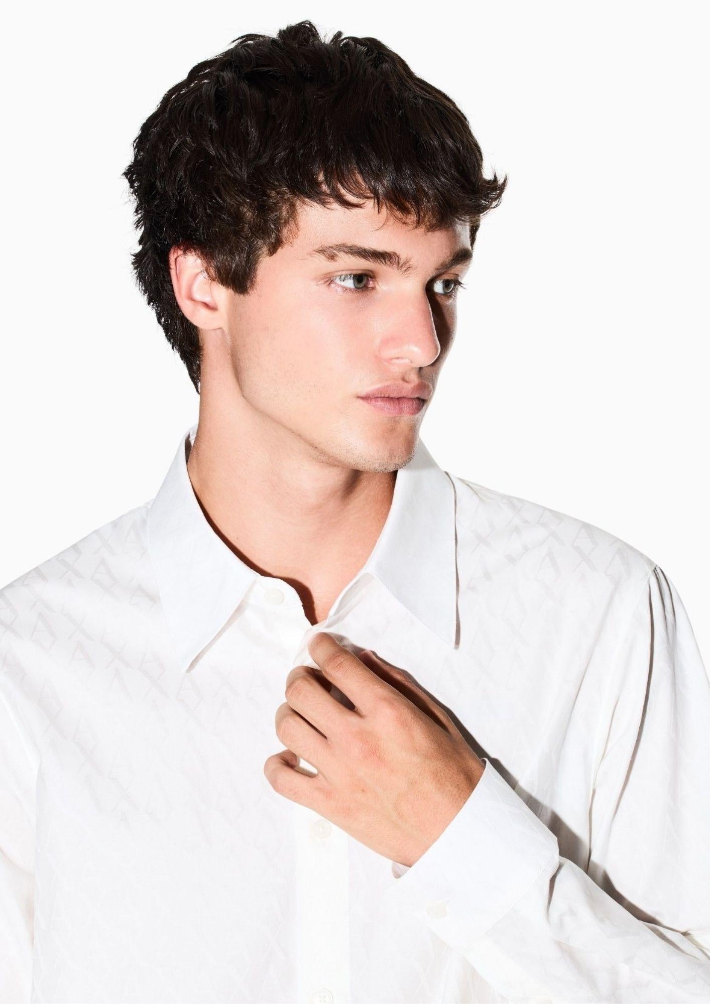 Armani Exchange Camicia Uomo Bianca XM001587 AF16631 U0009 ARMANI EXCHANGE 