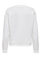 Jaqueline De Yong Felpa Donna Paris Bianca 15221015 Cloud Dancer BLACK TOWER JACQUELINE DE YONG 
