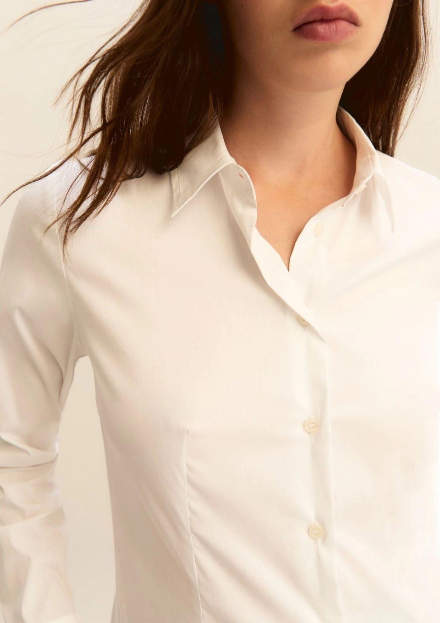 Emme Marella Camicia Donna Emmtempo Bianca 2615111011200 001 EMME MARELLA 