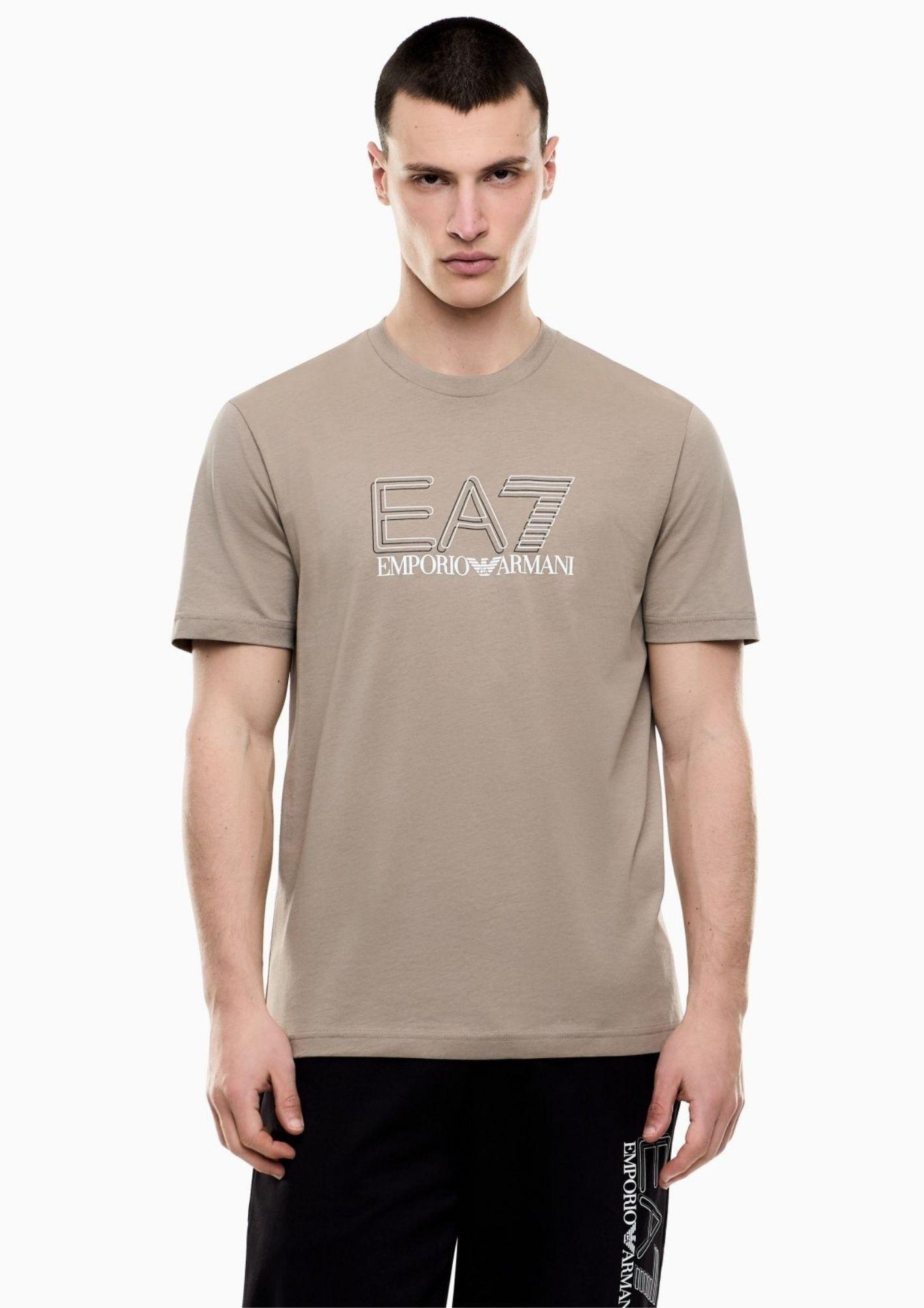 EA7 Emporio Armani T-Shirt Beige 7M001307 AF10375 U6167 EA7 EMPORIO ARMANI 