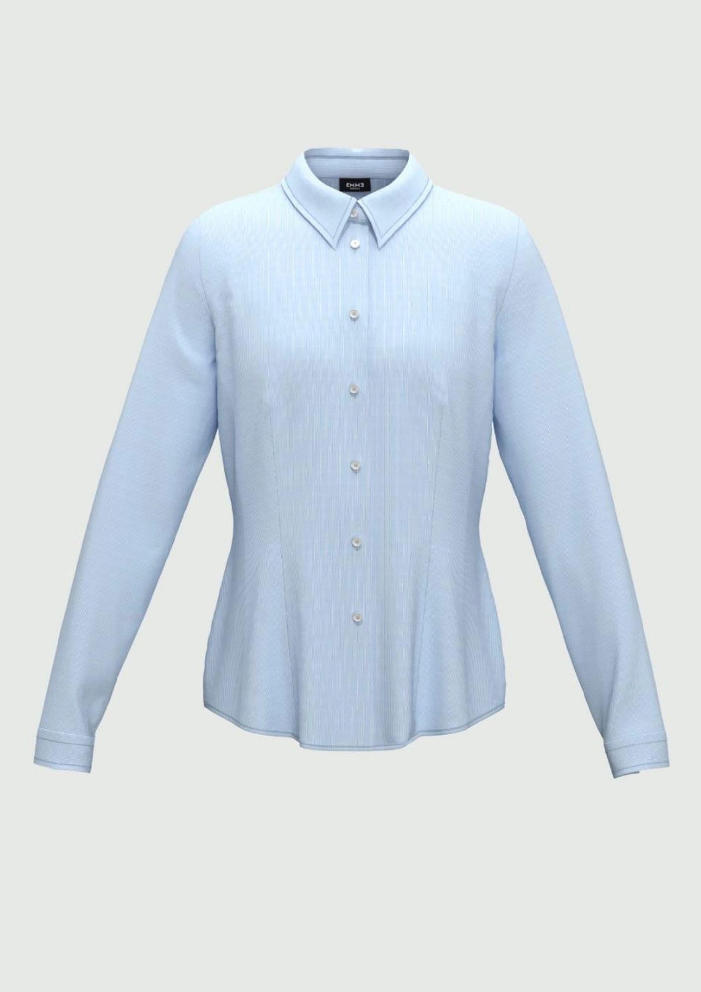 Emme Marella Camicia Donna Racer Azzurra 2515111011200 002 EMME MARELLA 
