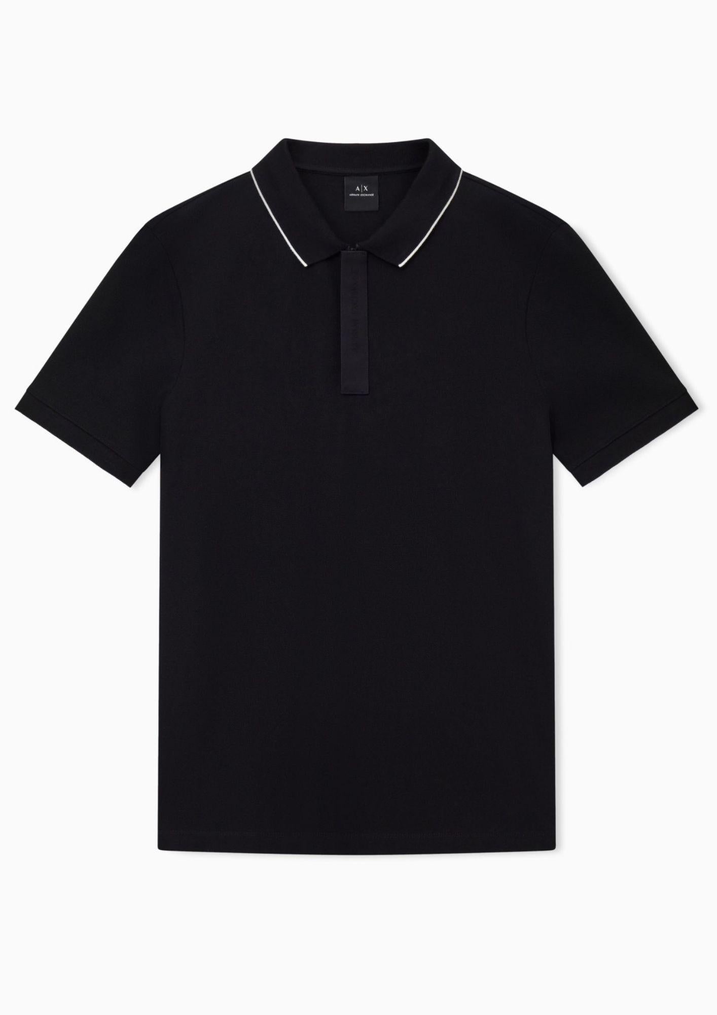 Armani Exchange Polo Uomo Blu Nera XM001285 AF10366 UC001 ARMANI EXCHANGE 