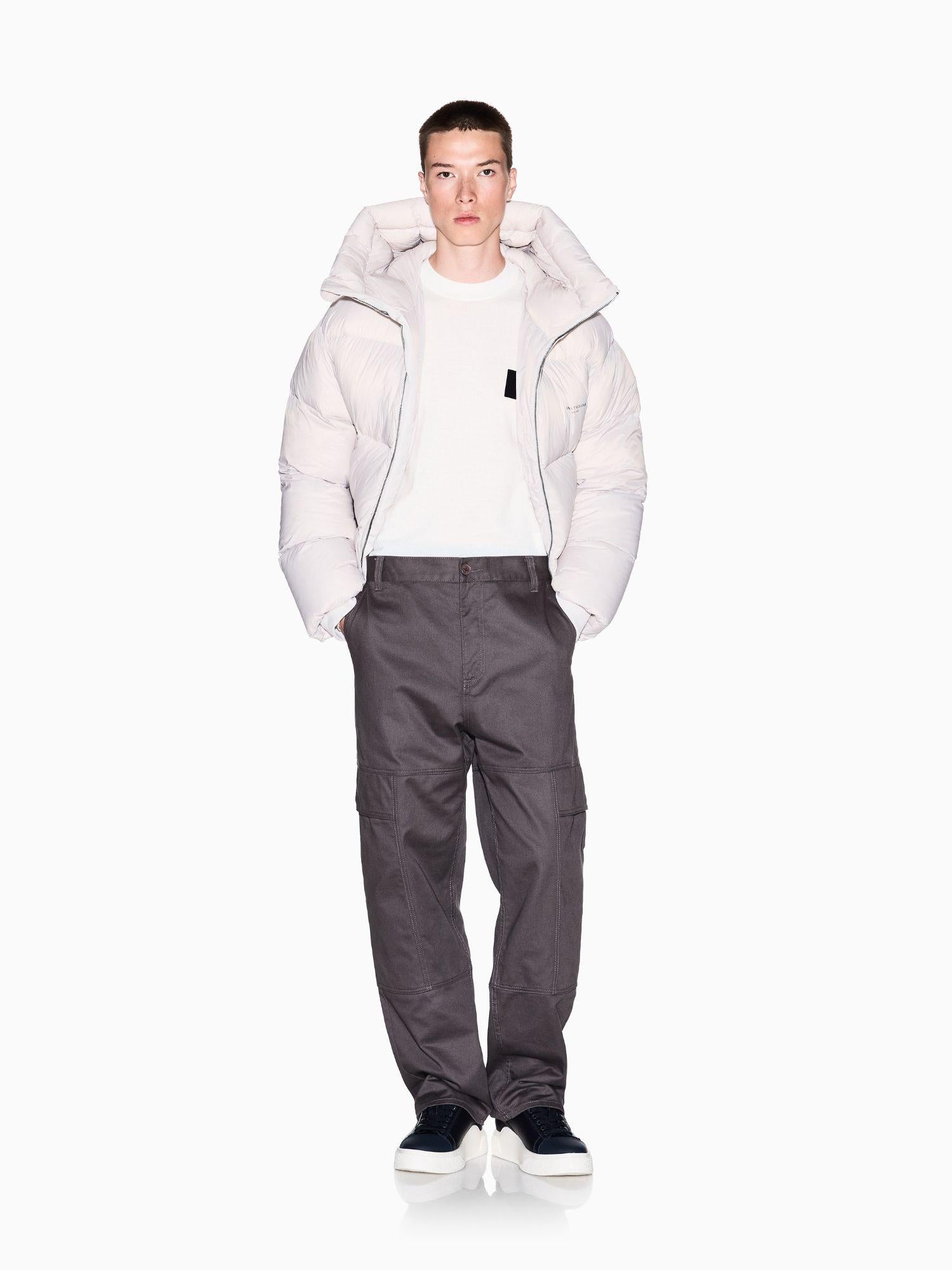 Armani Exchange Maglione girocollo con patch Uomo Bianco XM001329 AF11982 U0009 ARMANI EXCHANGE 
