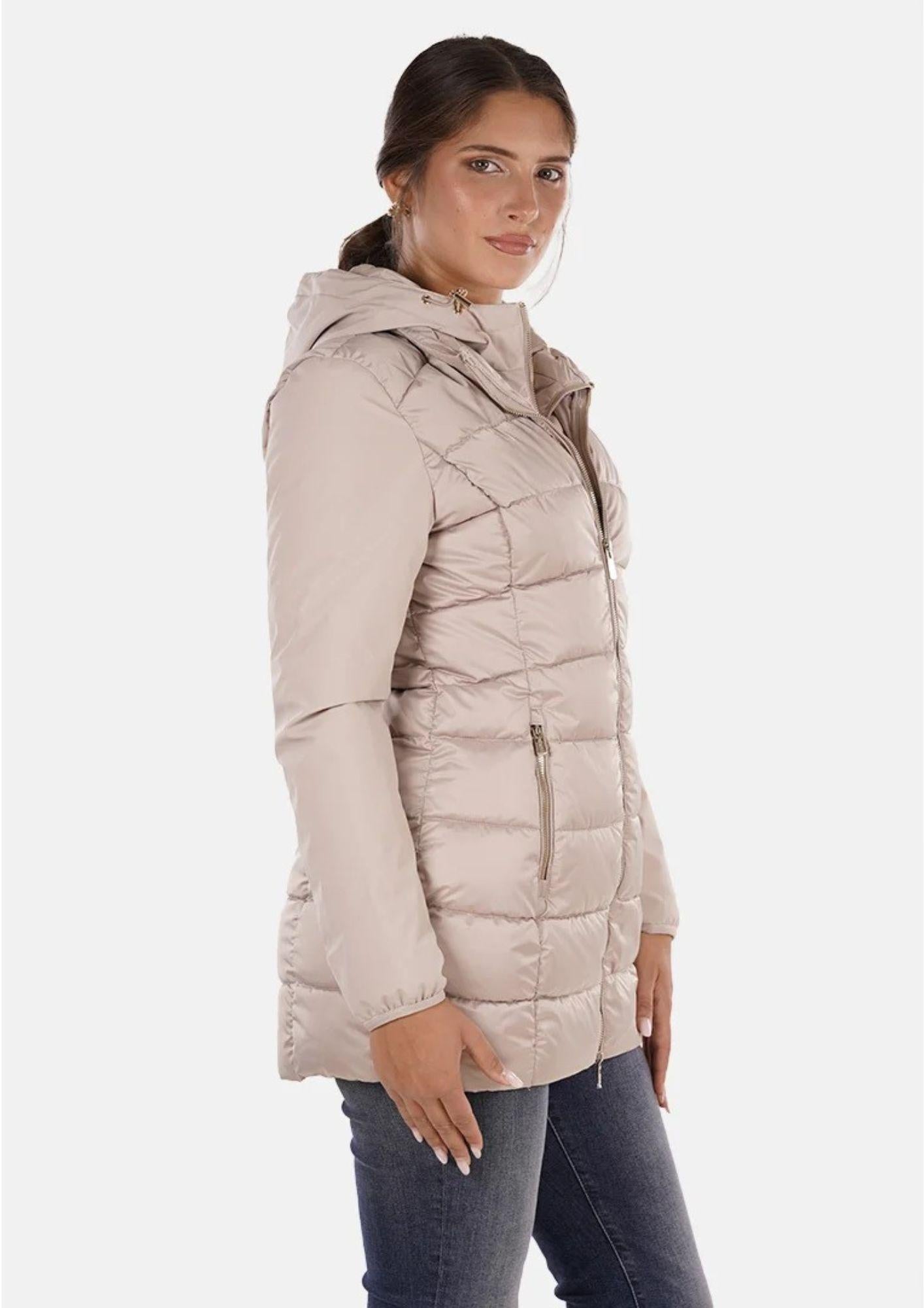 Yes Zee Giubbino Donna Beige O045 M800 0222 YES ZEE 