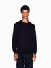Armani Exchange Maglione girocollo in lana vergine Uomo Blu Navy