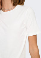 Jacqueline De Yong T-Shirt Donna Rex Bianca 15344612 Cloud Dancer JACQUELINE DE YONG 