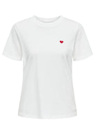 Jacqueline De Yong T-Shirt Donna Pisa Bianca 15298612 Cloud Dancer SKY CAPTAIN JACQUELINE DE YONG 