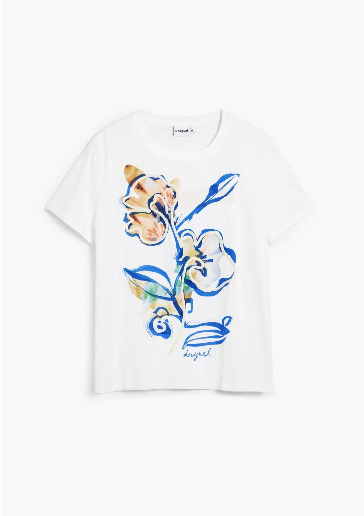 Desigual T-Shirt Donna Zuric Bianca 26SWTK38 1000 DESIGUAL 
