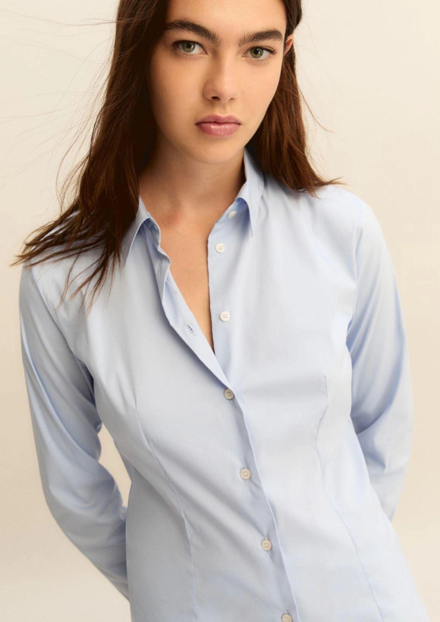 Emme Marella Camicia Donna Emmtempo Azzurra 2615111011200 003 EMME MARELLA 