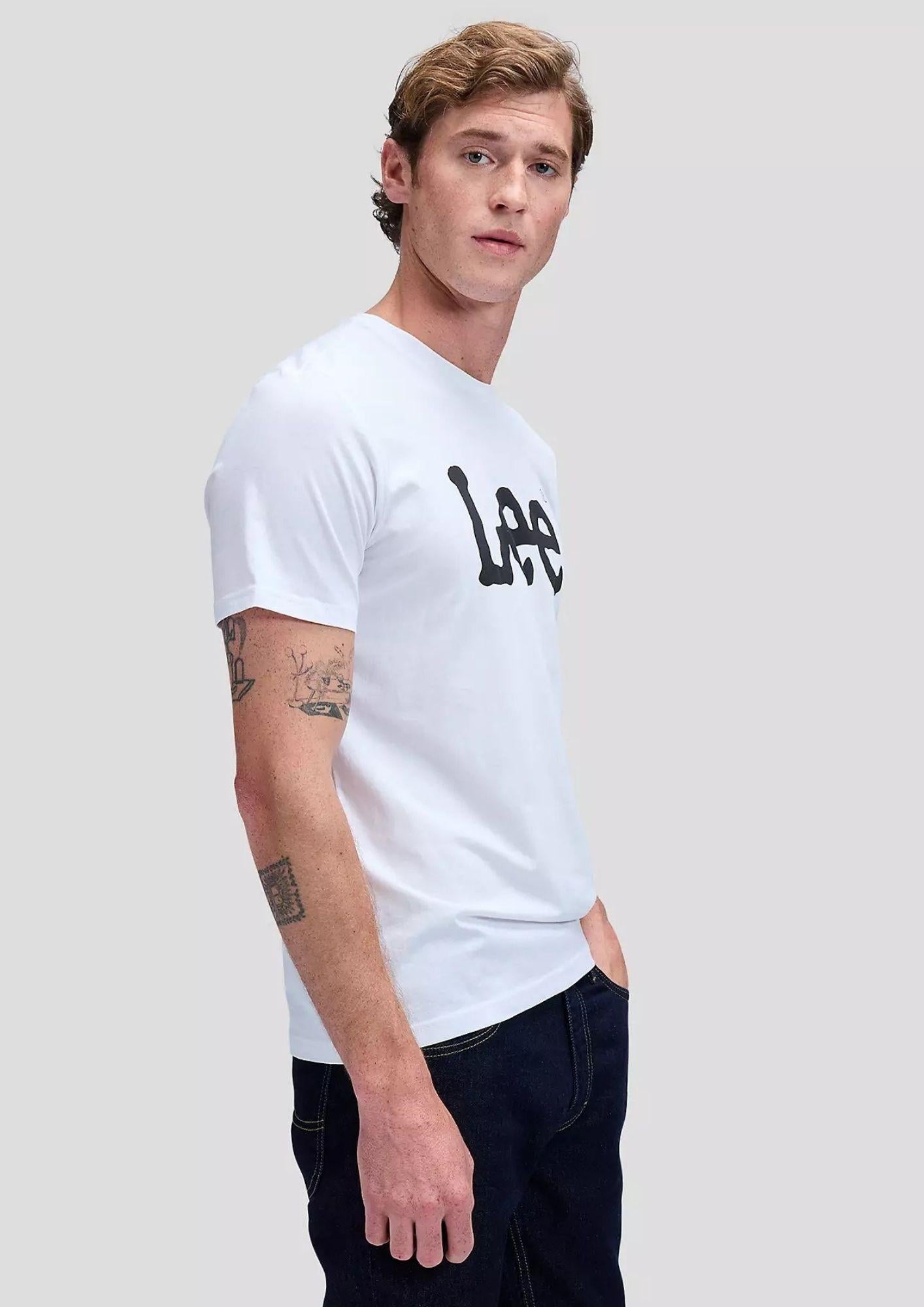 Lee T-Shirt Uomo Bianca 112116123 WHITE LEE 