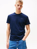 Slim fit T-shirt with logo Men's Navy Blue