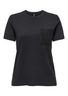 Only T-Shirt Donna Enja Nera 15369258 Black Ena ONLY 