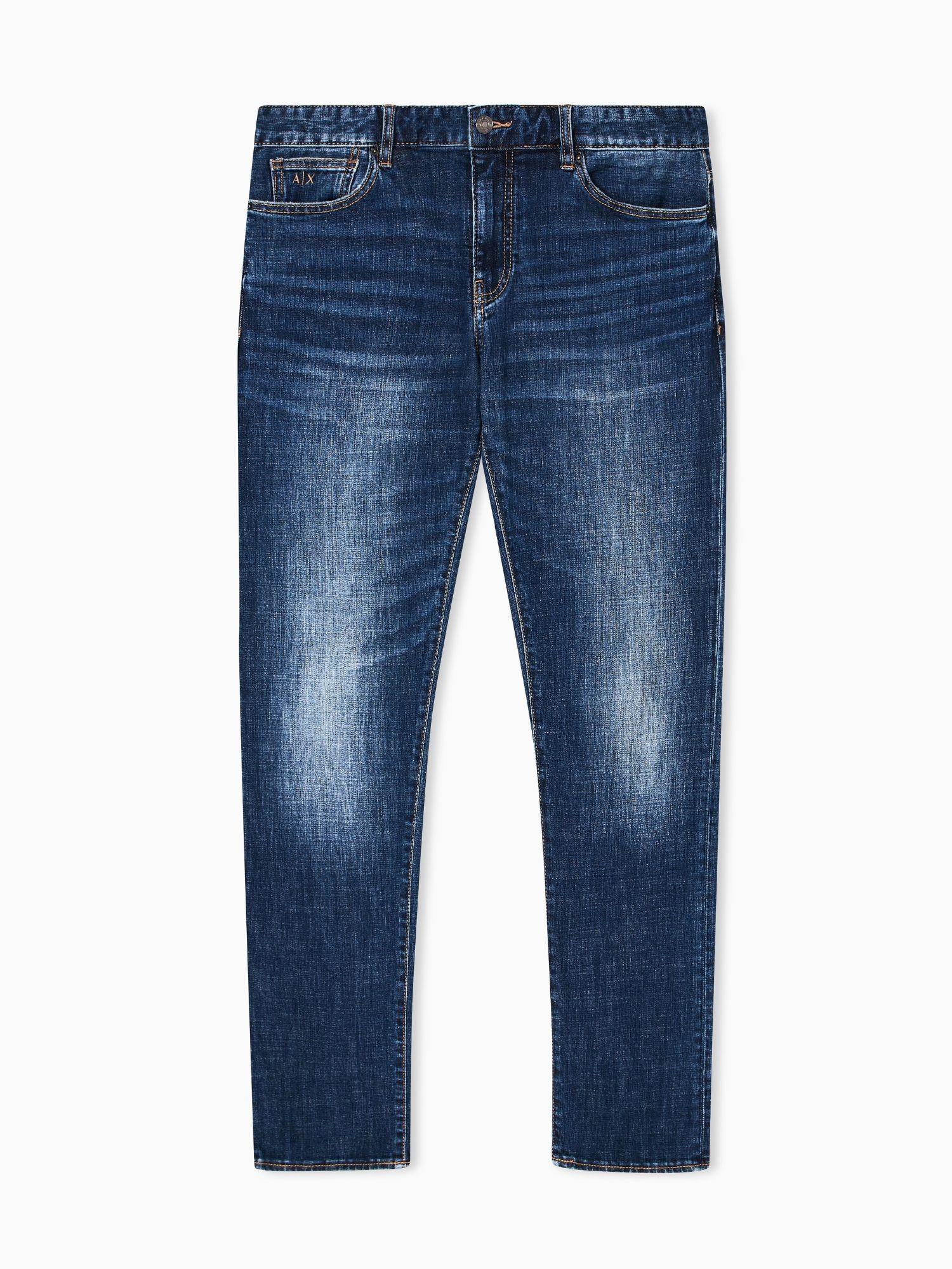 Armani Exchange Jeans Uomo Skinny in Denim Stretch Blu XM001512 AF17098 MB001 ARMANI EXCHANGE 