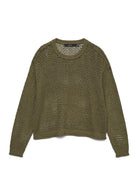 Vero Moda Pullover Donna Charlene Verde 10340125 Kalamata SOLID VERO MODA 