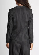 Emme Marella Giacca Donna Farnese Grigio Gessato 2525046121200 007 EMME MARELLA 