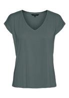 Vero Moda Top Donna Filli Verde 10247666 Balsam Green VERO MODA 