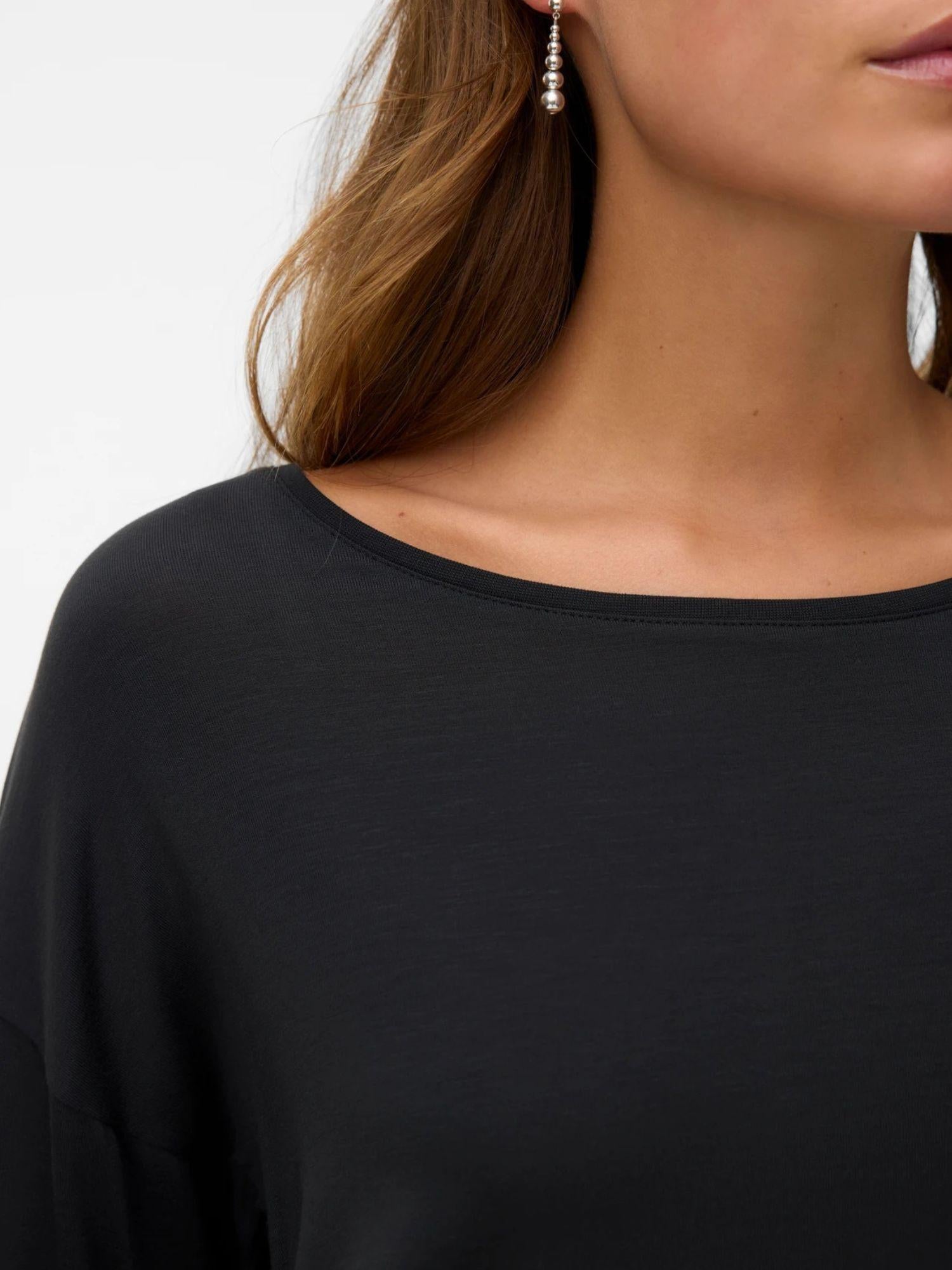 Vero Moda T-Shirt Donna Nero Vmava 10334576 Black VERO MODA 